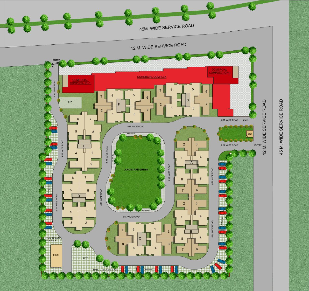 Terra Lavinium Site Plan